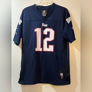 New England Patriots Tom Brady Jersey NFL Team Apparel Youth Sz XL